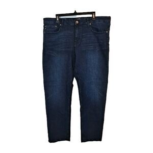 Chaps Regular Fit Men's Jeans Size 36x32 (40 X 32) Straight Leg Blue